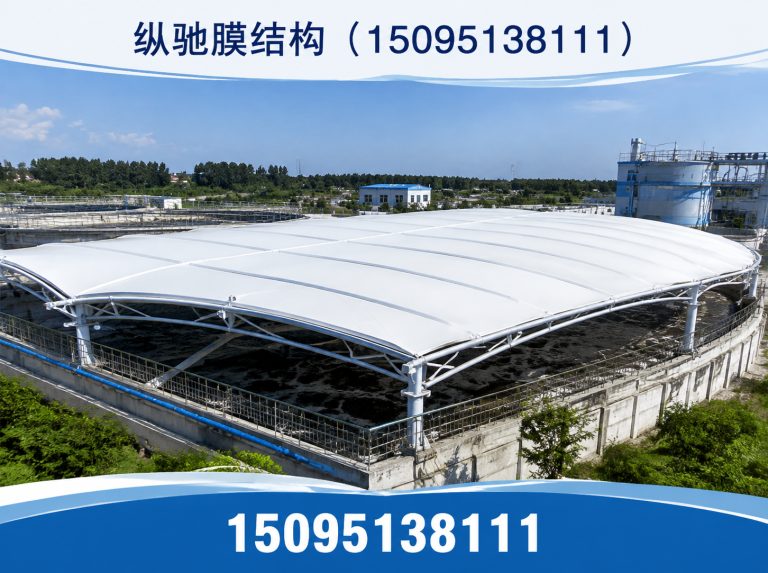 潍坊滨海经济技术开发区膜结构车棚展示图