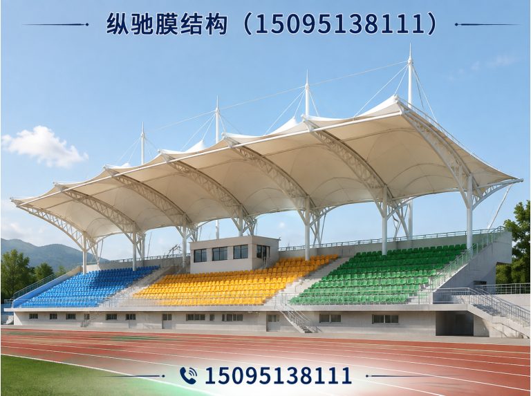 潍坊滨海经济技术开发区膜结构看台展示图